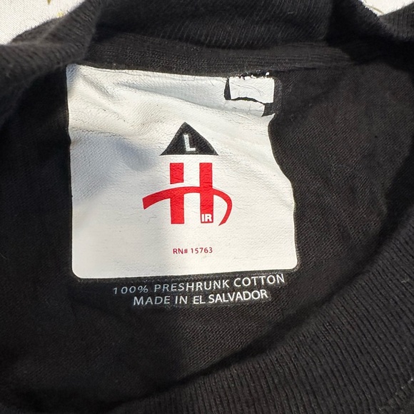 Black Mens Sz: L Y2K Fox Racing/ Monster Energy Drink Logo Graphic T-Shirt. - Picture 6 of 8